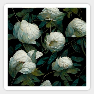 White Roses Sticker